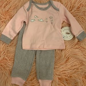 Burt’s Bees Baby Girls Pajama Set and Beanie Hat